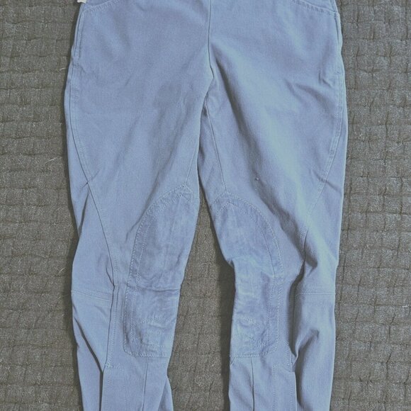 Kids 12 The Tailored Sportsman breeches riding pants dark gray blue pre-owned - Picture 1 of 4